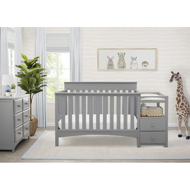 Delta Children Presley 3in1 Convertible Crib and Changer & Reviews
